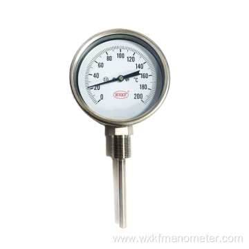 WSS bimetallic thermometer gauge